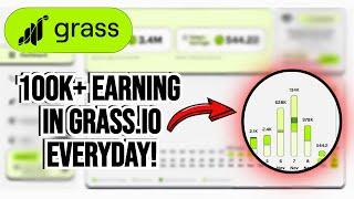 How To Mine UNLIMITED Points On GRASS.IO Everyday! (PC & MOBILE) - Earn Unlimited $GRASS Token!