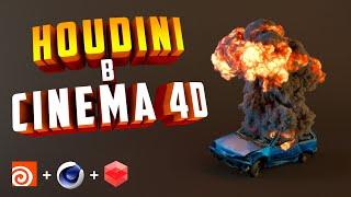 Export from HOUDINI to Cinema 4D | VFX