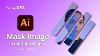 How to Make a Clipping Mask in Adobe Illustrator(2023)| Faraz GFX Design #clippingmask #illustrator