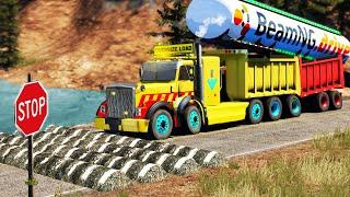 Trucks vs Speed Bumps #43 | BeamNG.DRIVE