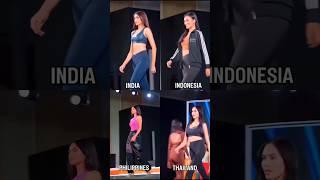 Practice for the top model Miss world 2025   who's your favourite  #missworldasia #shorts