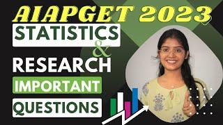 Aiapget 2025 Statistics expected Questions | Most Important statistics part | Aiapget Statistics