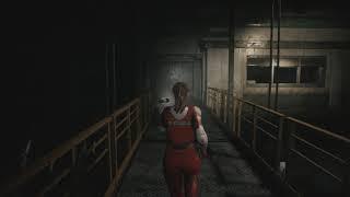 Resident Evil 2 - Underground Facility Claire B: Sherry Banter, Hip Pouch Location, Save (2019)