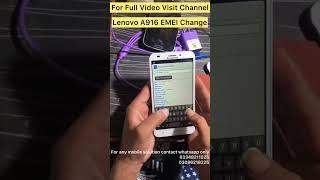 Lenovo A916 Imei Change #shorts #ytshorts #youtubeshorts