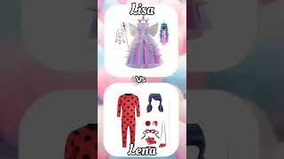 Lisa Vs Lena Comparison #shorts #lisa #lena #lisaedit #lisaorlena #lisaandlena
