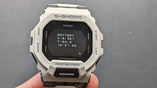 How to Check Battery Health / Remaining Capacity on G-Shock GBD-200 / GBX-100