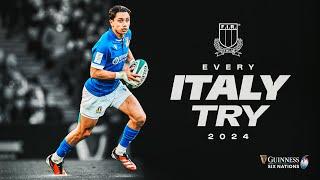 EVERY TRY | ITALY  | 2024 GUINNESS MEN'S SIX NATIONS