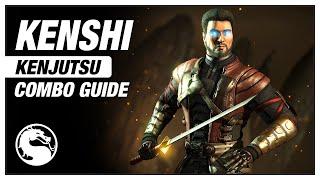 Mortal Kombat X: Kenshi (Kenjutsu) Complete Combo Guide 14%-46%