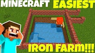 "Top Iron Farm Design for Minecraft Bedrock (PE) | 1.20/21 Update"