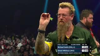 Michael Smith v Simon Whitlock | International Darts Open 2022 | Round 2