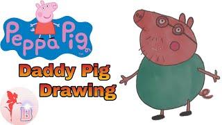 Daddy Pig Drawing | Peppa Pig #shorts #peppapig #cartoon