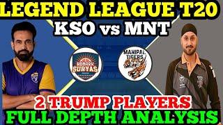 KSO vs MNT Dream11 Prediction | Dream11 Team Of Today Match | Dream11 Prediction Today Match