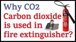 why CO2 use in fire extinguisher || fire safety|| HSE STUDY GUIDE.