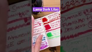 #Lamy #DarkLilac ink #fountainpenink #fountainpen #fountainpencommunity