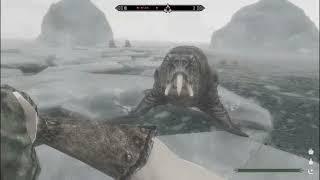 Skyrim Legendary Edition Под Водой Ледяной Клинок Монарха # 39