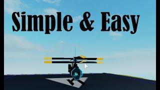 Roblox Plane Crazy | Simple And Easy Heli | Buzzard