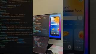 Fast Food App in React Native  #shorts #reactnative #expo #reactjs #app #ui