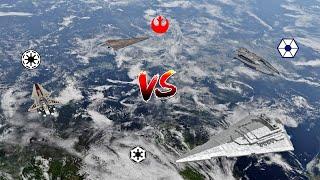 Servator vs ISD 1 vs MC80 vs Sabaoth - Star Wars: Empire At War Remake - NPC Wars