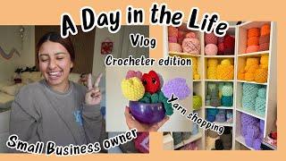 CROCHET VLOG  YARN SHOPPING DAY IN MY LIFE VLOG