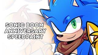 SONIC BOOM 10th ANNIVERSARY Speedpaint • AUBIE X