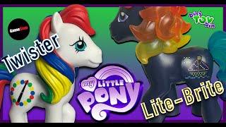 Twister & Lite-Brite Retro My Little Pony x Hasbro Gaming Crossover