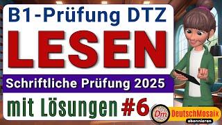 Lesen B1 | DTZ-Übung 2025 | Schriftlicher Teil mit Lösungen