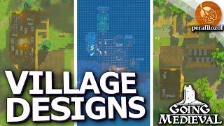 Village Design Guide for Going Medieval, underground rooms & bonuses, building defenses | Part #1