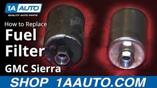 How To Replace Fuel Filter 01-03 GMC Sierra 2500 HD