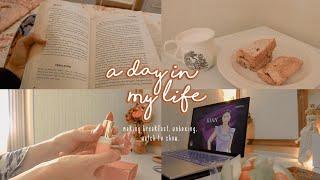 A Day in My Life  : making a breakfast, unboxing lips product, watch tv show, etc! | Indonesia