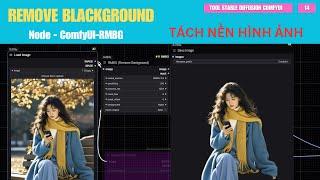 Tách phông nền hình ảnh Siêu Nhanh- Comfyui node- RMBG