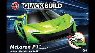 Full Build Video Airfix Quickbuild McLaren P1