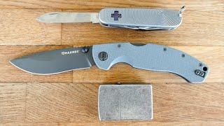 HARNDS Timberwolf CK2701 - Titanium Coated D2 Knife with Backlock