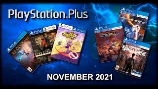 6 PS PLUS Games in November 2021 for PlayStation 4 & 5 + PSVR!