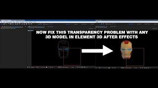 ANIMATION TRANSPARENCY PROBLEM IN ELEMENT 3D FROM 3DS MAX.