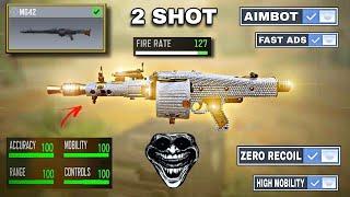 NEW "2 SHOT"  MG42  Gunsmith! its TAKING OVER COD Mobile in Season 9 (NEW LOADOUT)