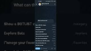 bot that can show all bot #telegarm#bot#botlist