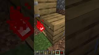 Minecraft Lava Trap #minecraft  #shorts