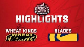 Brandon Wheat Kings at Saskatoon Blades 9/28 | WHL Highlights 2024-25