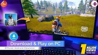 How To Download and Play PUBG MOBILE on PC/Laptop in 2025 (Official Emulator)