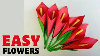 DIY Origami Flower/How to Make easy Paper Flowers/ 3D Flowers Making