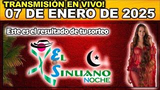 SINUANO NOCHE: Resultado SINUANO NOCHE del MARTES 07 de Enero de 2025.