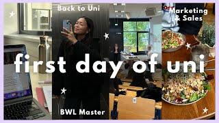 BACK TO UNI: Erster Uni Tag, BWL Studium, Marketing & Sales Master, Productive Vlog | Laica Vergara