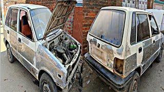 28 Year old Maruti 800 Complete Restoration | Type 1 Maruti 800 Denting And Painting