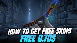 HOW TO GET FREE CS2 SKINS 2024 - FREE 0.70$ PROMO CODE - CS2 CASE OPENING 2024