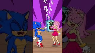 Sonic Exciting Dance | Dance With Sonic | Shadow Joke #shorts #sonic #funny #dance #amy