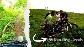 CHHIR PATPAR OFF ROADING BULLET CRASH | MOTO VLOG | PART -2 | Wander With Abhitanshu