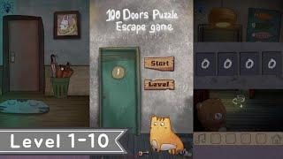 100 Doors Puzzle Escape Game Level 1 2 3 4 5 6 7 8 9 10 Walkthrough (Komaro)