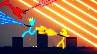 САМАЯ ЭПИЧНАЯ И УГАРНАЯ БИТВА МАЛЕНЬКИХ ЧЕЛОВЕЧКОВ » STICK FIGHT THE GAME