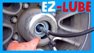 Dexter EZ Lube System  How To Grease Your RV Bearings without removing your wheels