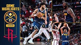 Denver Nuggets vs. Houston Rockets Full Game Highlights  | 3/23/25